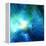 Abstract Blue Shining Tunnel Background-art_of_sun-Framed Stretched Canvas