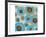 Abstract Blue swhirls-Yashna-Framed Art Print