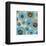 Abstract Blue swhirls-Yashna-Framed Art Print