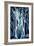 Abstract Blue Trees-Lea Faucher-Framed Art Print