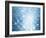 Abstract Blue Water Background with Sparks-null-Framed Photographic Print