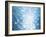 Abstract Blue Water Background with Sparks-null-Framed Photographic Print