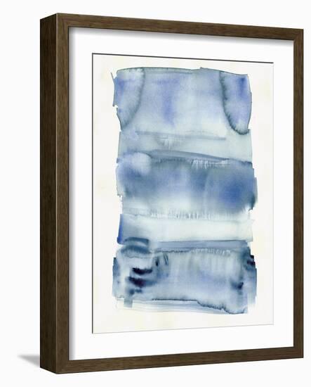 Abstract Blue Watercolor-Summer Tali Hilty-Framed Giclee Print