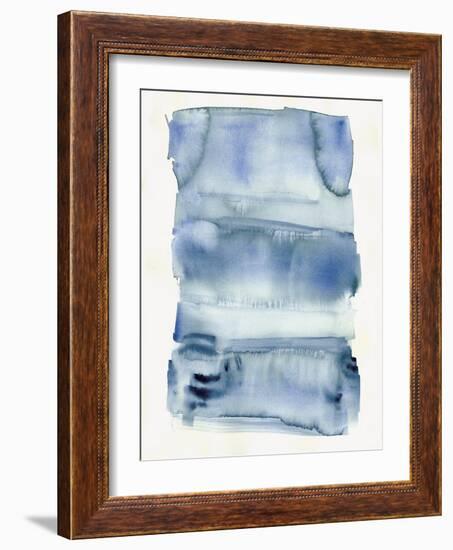 Abstract Blue Watercolor-Summer Tali Hilty-Framed Giclee Print