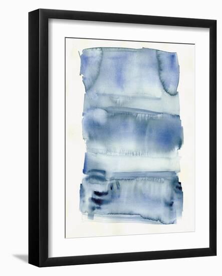 Abstract Blue Watercolor-Summer Tali Hilty-Framed Giclee Print