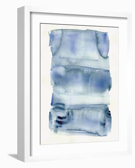 Abstract Blue Watercolor-Summer Tali Hilty-Framed Giclee Print