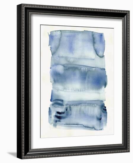 Abstract Blue Watercolor-Summer Tali Hilty-Framed Giclee Print