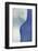 Abstract, Blue, White, Ice-George Theodore-Framed Photographic Print