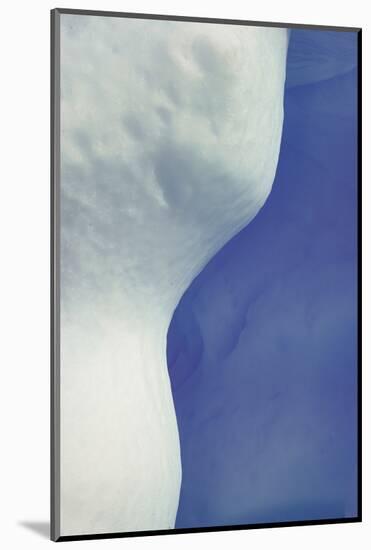 Abstract, Blue, White, Ice-George Theodore-Mounted Photographic Print