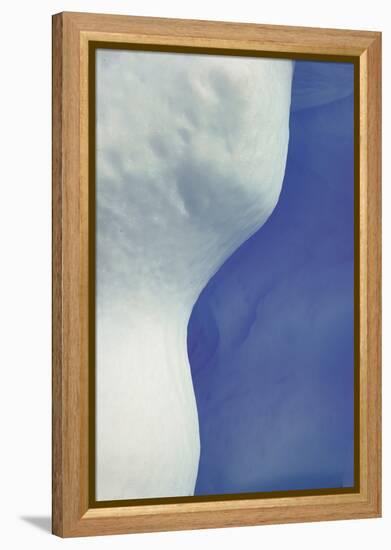 Abstract, Blue, White, Ice-George Theodore-Framed Premier Image Canvas