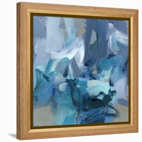 Abstract Blues II-Christina Long-Framed Stretched Canvas