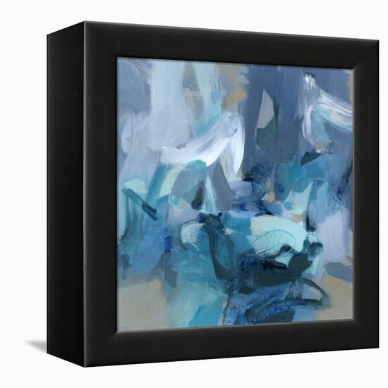 Abstract Blues II-Christina Long-Framed Stretched Canvas