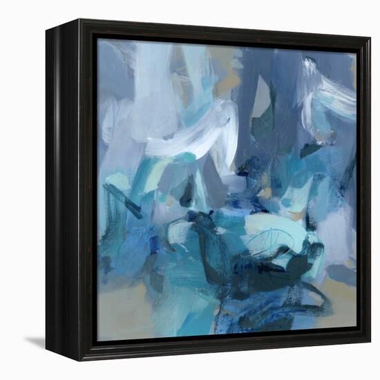 Abstract Blues II-Christina Long-Framed Stretched Canvas