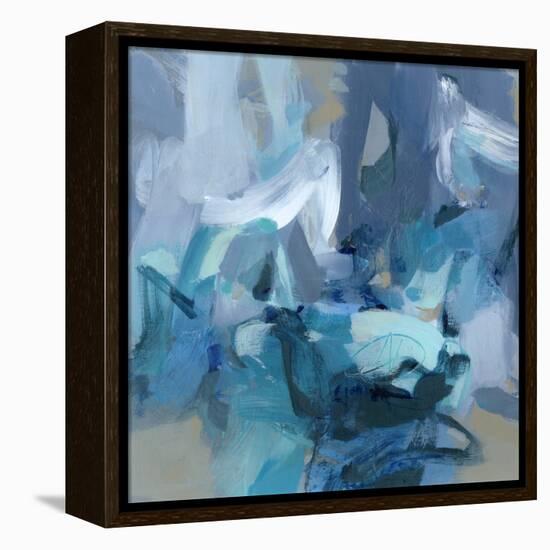 Abstract Blues II-Christina Long-Framed Stretched Canvas