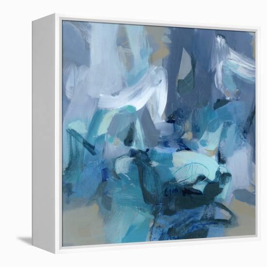 Abstract Blues II-Christina Long-Framed Stretched Canvas