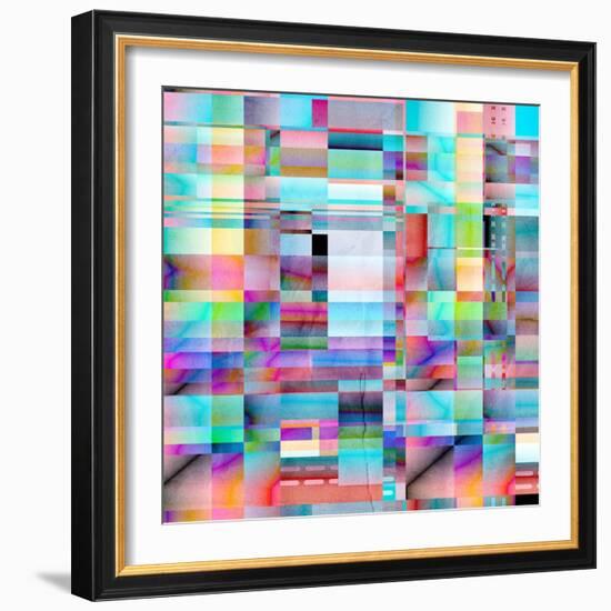 Abstract Bright Background-Tanor-Framed Art Print