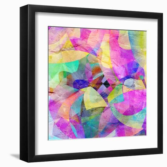 Abstract Bright Background-Tanor-Framed Art Print