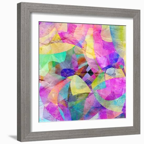 Abstract Bright Background-Tanor-Framed Art Print