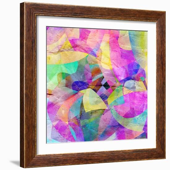 Abstract Bright Background-Tanor-Framed Art Print