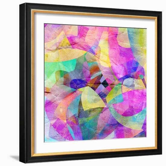 Abstract Bright Background-Tanor-Framed Art Print