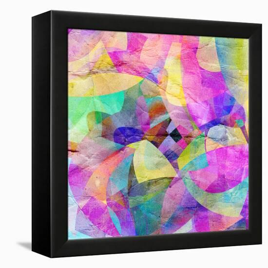 Abstract Bright Background-Tanor-Framed Stretched Canvas