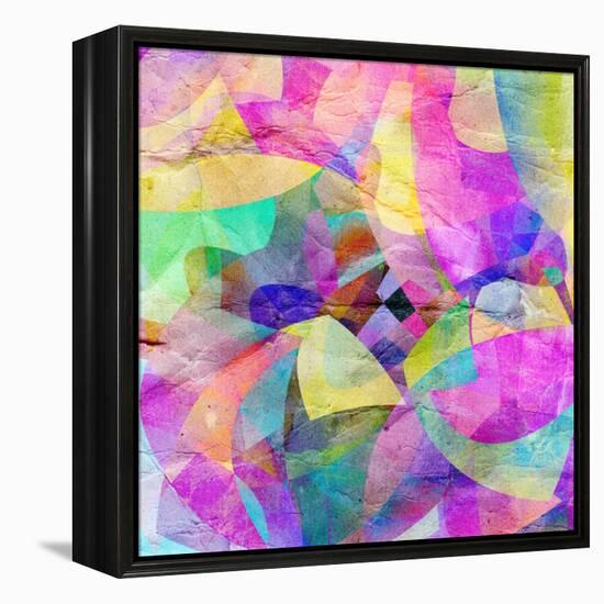 Abstract Bright Background-Tanor-Framed Stretched Canvas