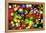 Abstract Bright Bokeh Background-Dink101-Framed Premier Image Canvas