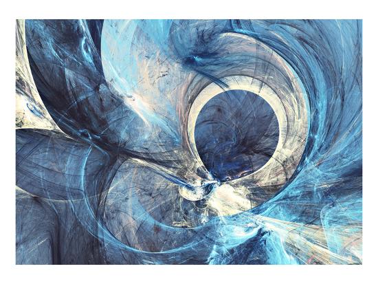 Abstract Bright Painting Motion Composition Modern Futuristic Dynamic Background Blue Color Artis Art Print Excellent Backgrounds Art Com