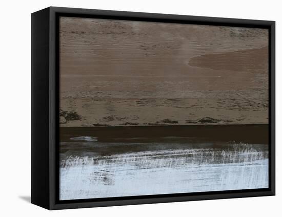 Abstract Brown and Blue-Alma Levine-Framed Stretched Canvas