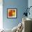 Abstract Brown, Yellow, Blue II-Irena Orlov-Framed Art Print displayed on a wall