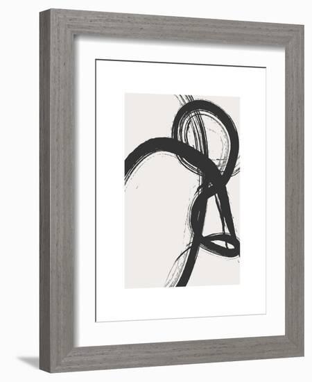 Abstract Brush No1-Beth Cai-Framed Photographic Print