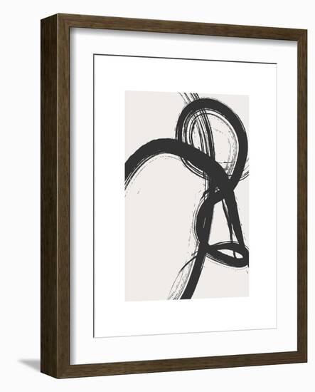 Abstract Brush No1-Beth Cai-Framed Photographic Print