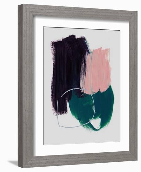 Abstract Brush Strokes 10-Mareike Böhmer-Framed Giclee Print