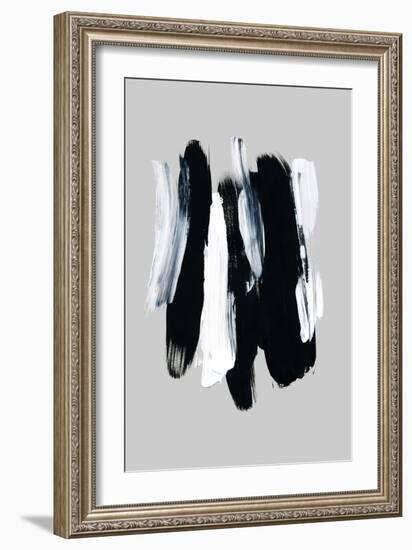 Abstract Brush Strokes 12 300Dpi-Mareike Böhmer-Framed Giclee Print