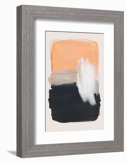 Abstract Brush Strokes 122-Mareike Böhmer-Framed Photographic Print