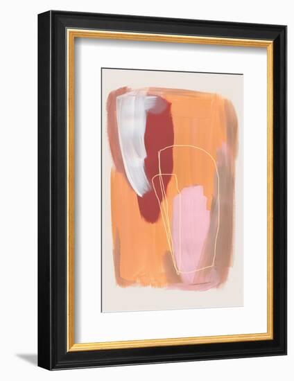 Abstract Brush Strokes 125-Mareike Böhmer-Framed Photographic Print