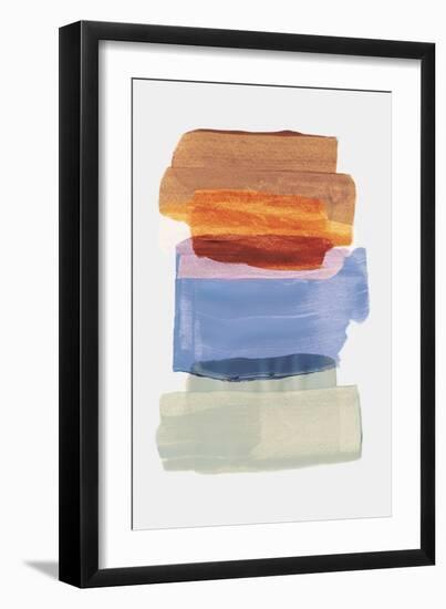 Abstract Brush Strokes 49 A1-Mareike Böhmer-Framed Giclee Print