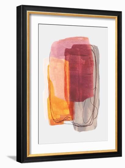 Abstract Brush Strokes 51-Mareike Böhmer-Framed Giclee Print