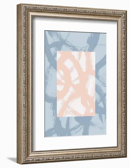 Abstract Brush Strokes 98A-Mareike Böhmer-Framed Photographic Print