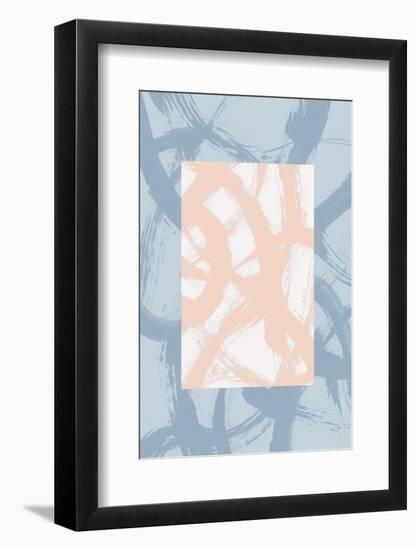 Abstract Brush Strokes 98A-Mareike Böhmer-Framed Photographic Print