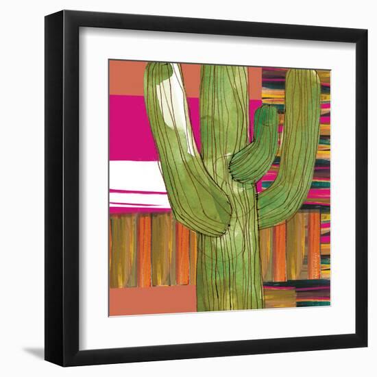 Abstract Cactus-Robbin Rawlings-Framed Art Print