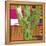 Abstract Cactus-Robbin Rawlings-Framed Stretched Canvas