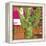 Abstract Cactus-Robbin Rawlings-Framed Stretched Canvas