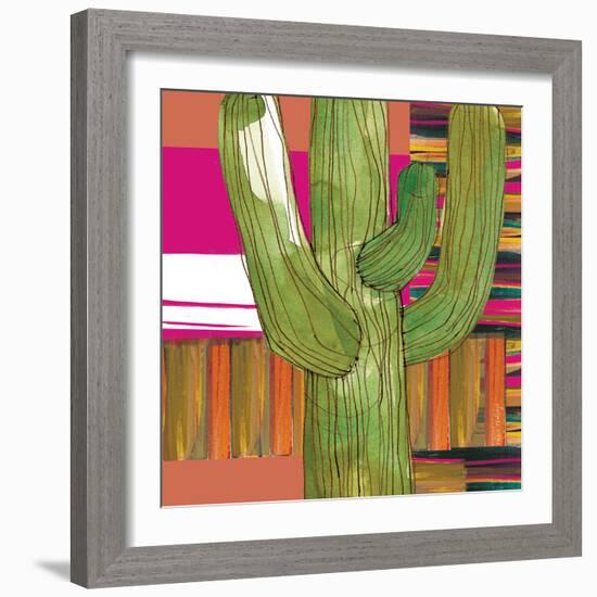 Abstract Cactus-Robbin Rawlings-Framed Art Print