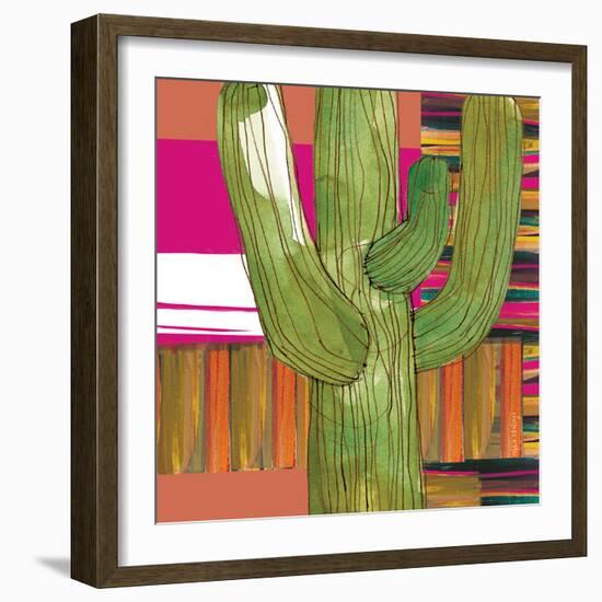 Abstract Cactus-Robbin Rawlings-Framed Art Print