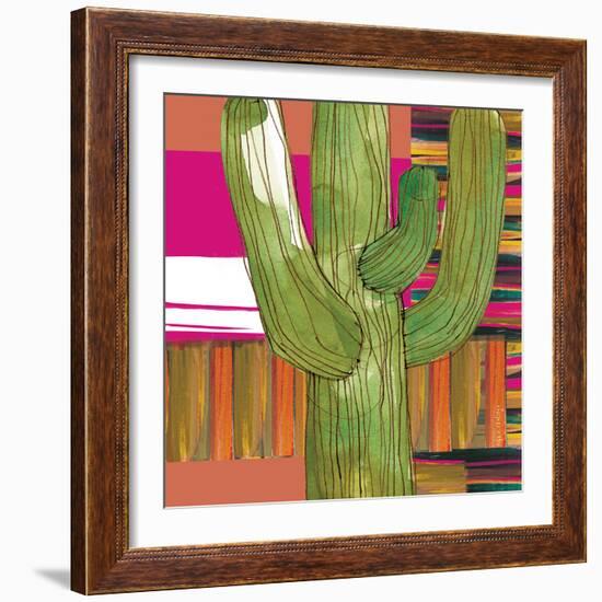 Abstract Cactus-Robbin Rawlings-Framed Art Print