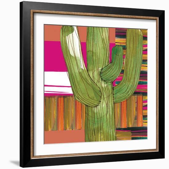 Abstract Cactus-Robbin Rawlings-Framed Art Print