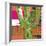 Abstract Cactus-Robbin Rawlings-Framed Art Print