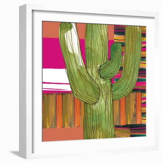 Abstract Cactus-Robbin Rawlings-Framed Art Print