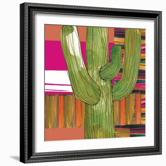 Abstract Cactus-Robbin Rawlings-Framed Art Print